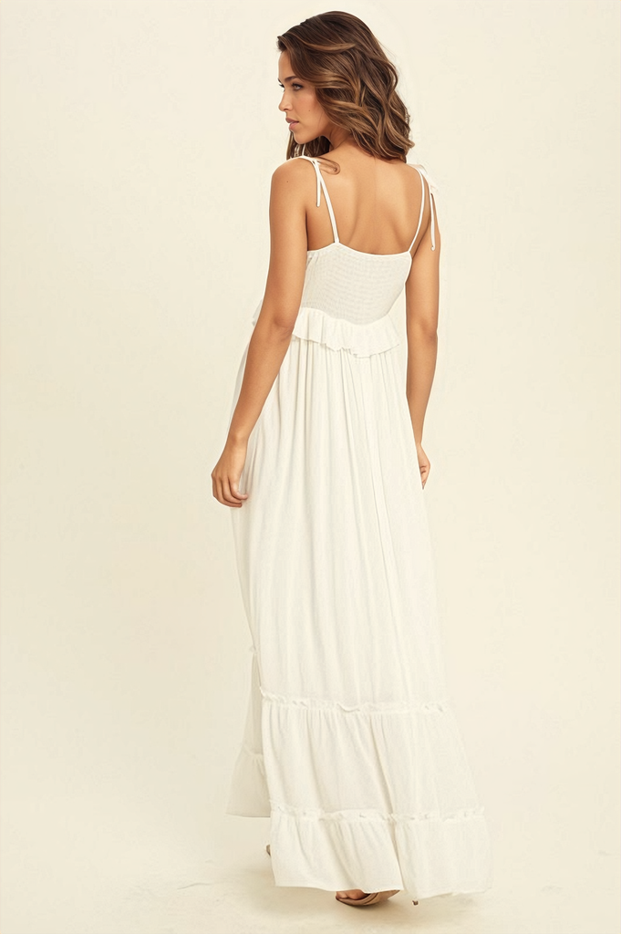 White Maxi Dress | Maxi Floral Dress – Autumn Grove Clothing