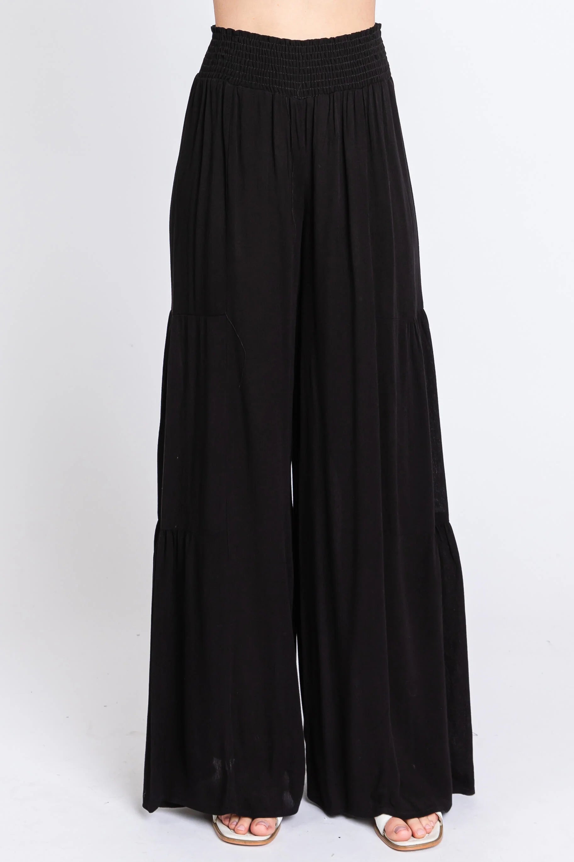 handkerchief wide leg pants