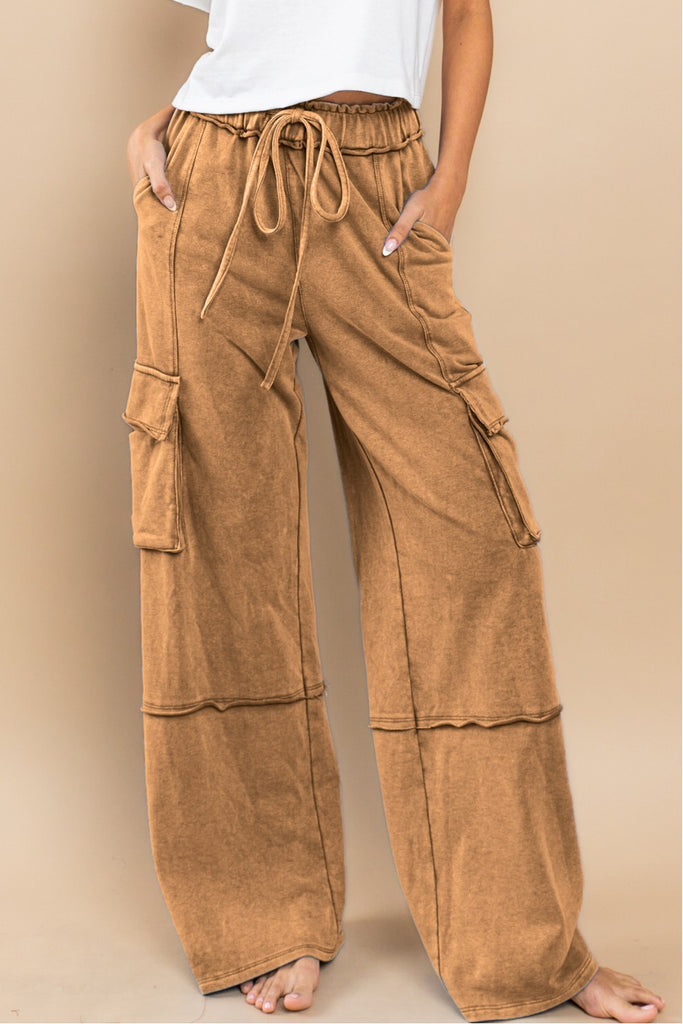 cargo pants in mocha