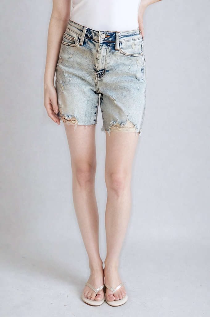 Womens Judy Blue Shorts | Mineral Wash – Autumn Grove Clothing