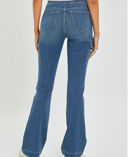 Urban Cargo Flare Jeans Tint | Tint Jeans – Autumn Grove Clothing
