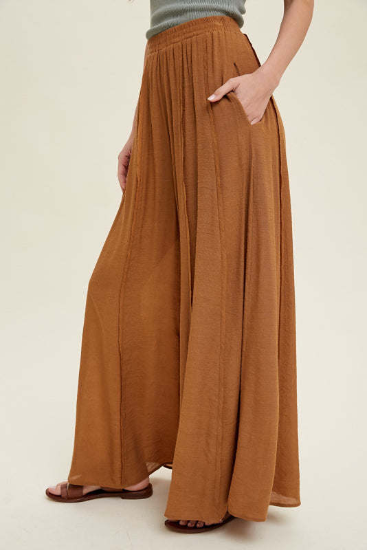 Buy Shannon Wide Leg Pants in Gucci - Autumn Grove Clothing